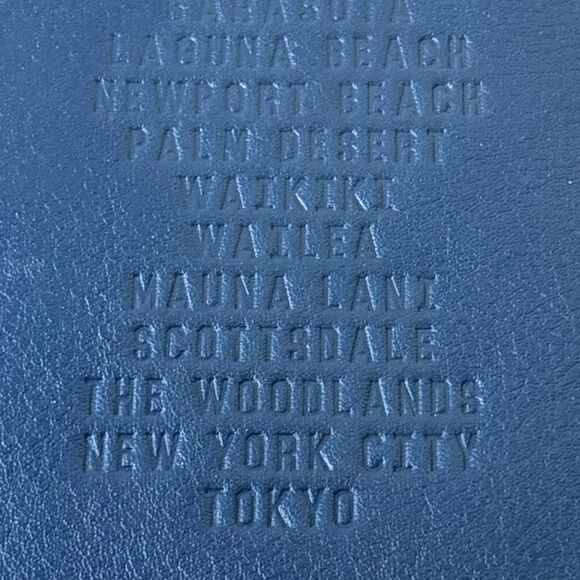 Tommy Bahama American Golfer leather passport score card holder - Picture 5 of 8